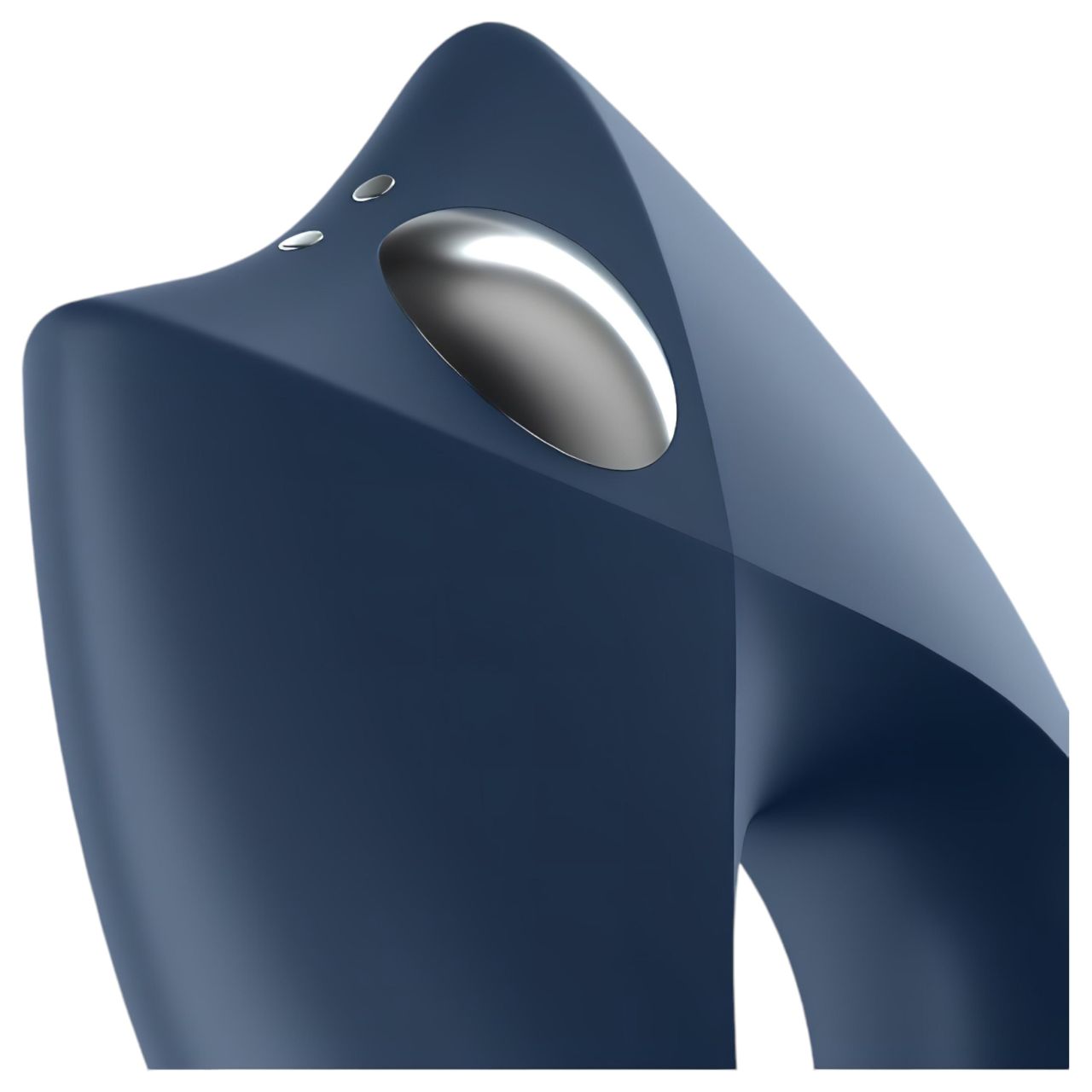 Satisfyer Royal One - App-vezérelt vibrációs péniszgyűrű, férfiaknak (kék)