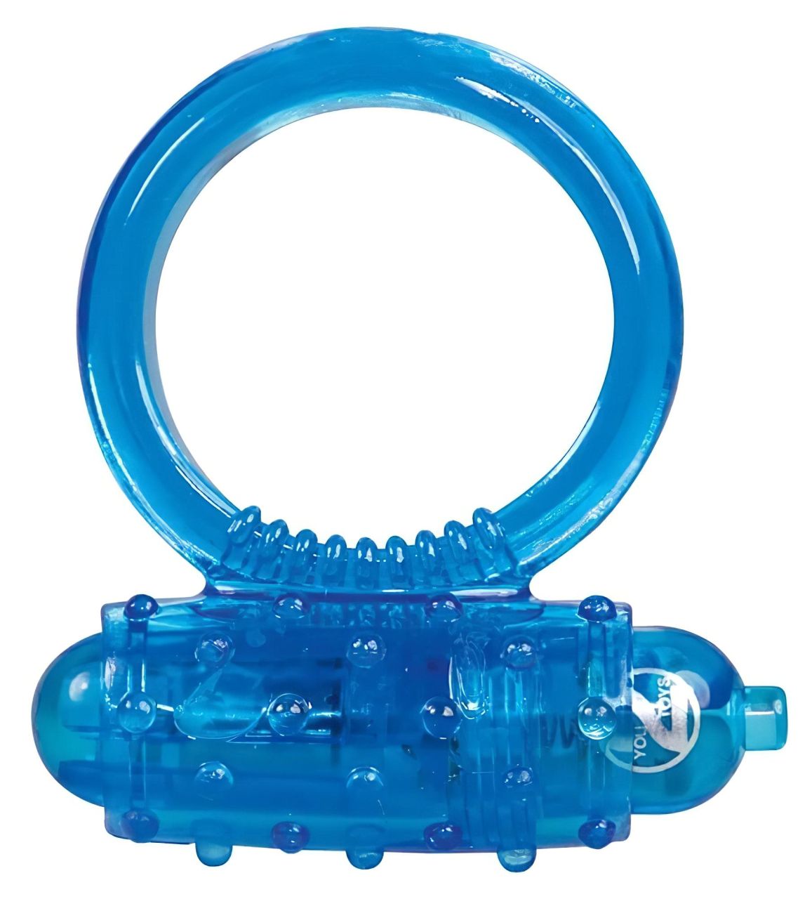 You2Toys - szilikon vibrációs péniszgyűrű (kék) You2Toys - szilikon vibrációs péniszgyűrű (kék)