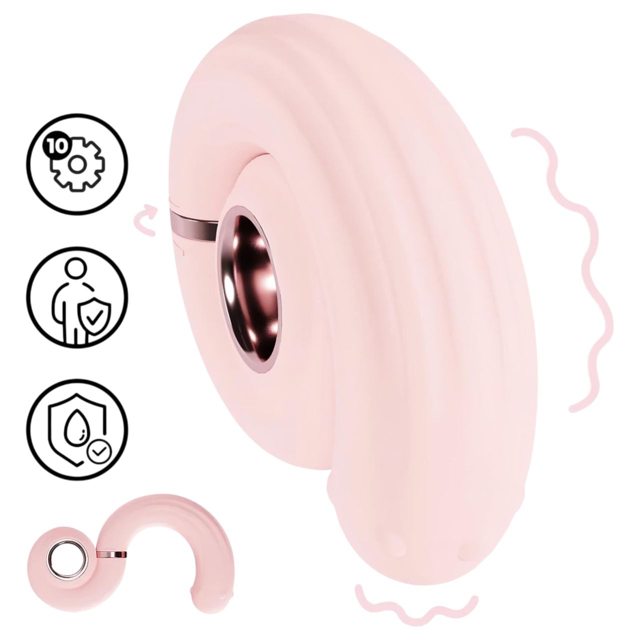 Loveline Perles - gyöngyös G-pont vibrátor (pink)