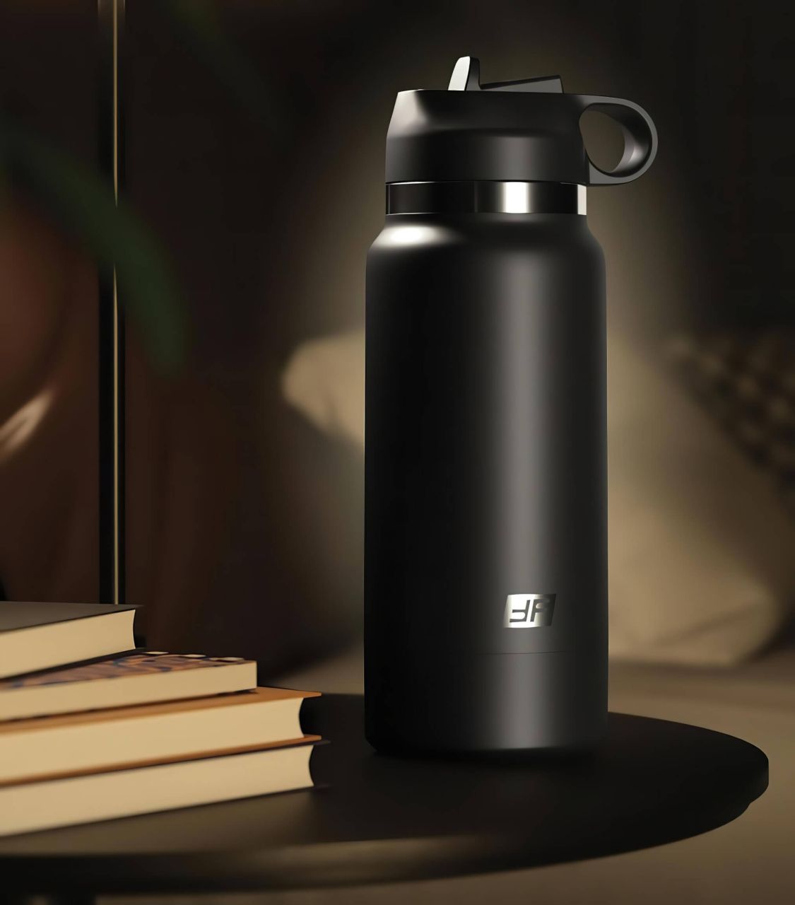 PDX - Fap Flask Thrill Seeker - maszturbátor kulacsban (fekete)