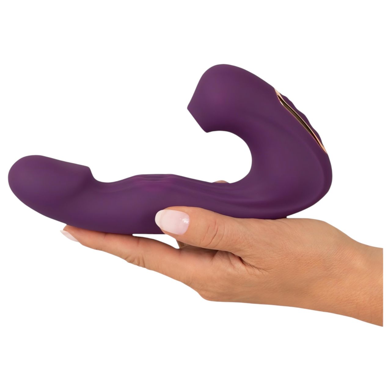 Javida - 4in1 nyelves csiklóizgató vibrátor (lila)