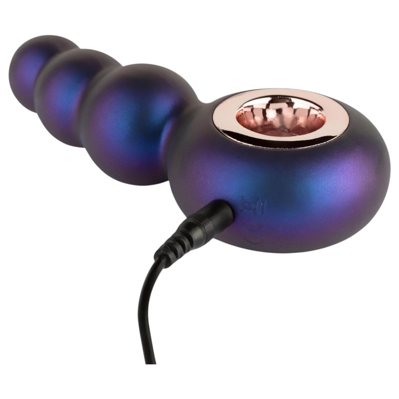Hueman Outer Space - akkus, gyöngyös anál vibrátor (lila)