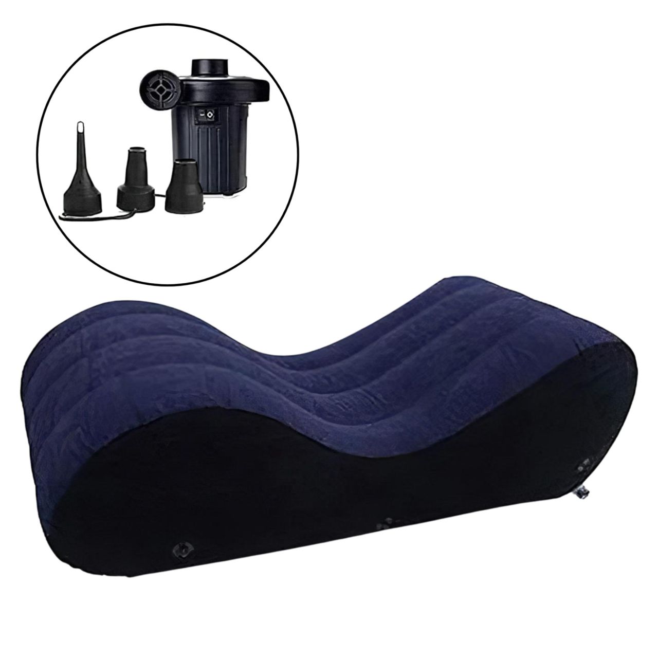Desirel Magic Pillow - felfújható szex szófa - nagy (kék) Desirel Magic Pillow - felfújható szex szófa - nagy (kék)