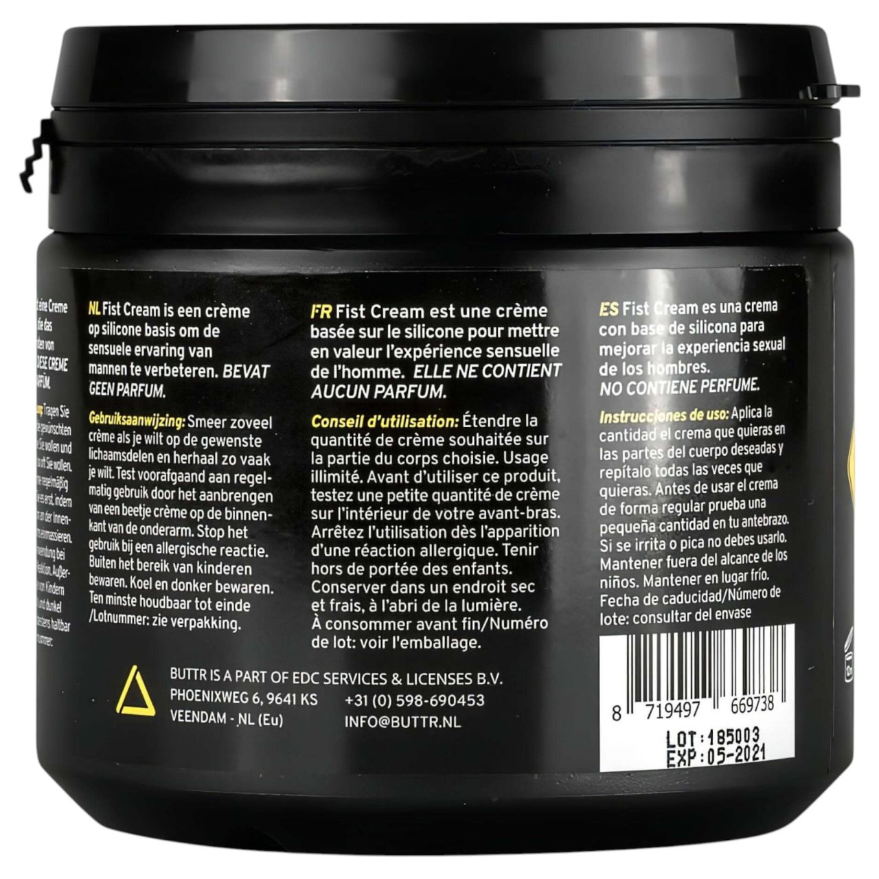 BUTTR Fisting Cream - öklöző síkosító krém (500 ml) BUTTR Fisting Cream - öklöző síkosító krém (500 ml)