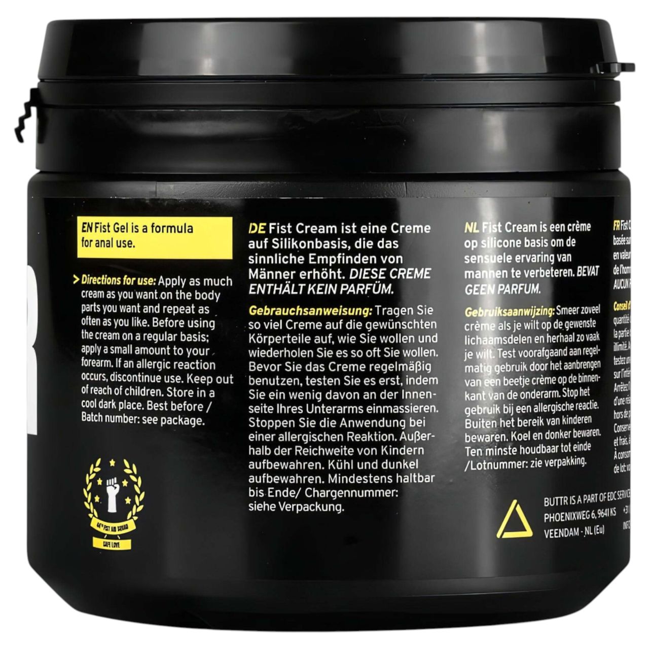 BUTTR Fisting Cream - öklöző síkosító krém (500 ml) BUTTR Fisting Cream - öklöző síkosító krém (500 ml)