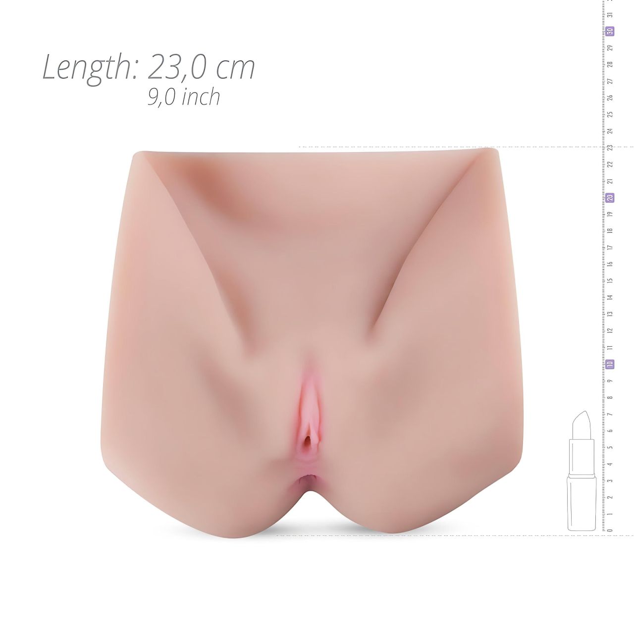 FWB - Sophia Kinsley széttárt élethű művagina maszturbátor