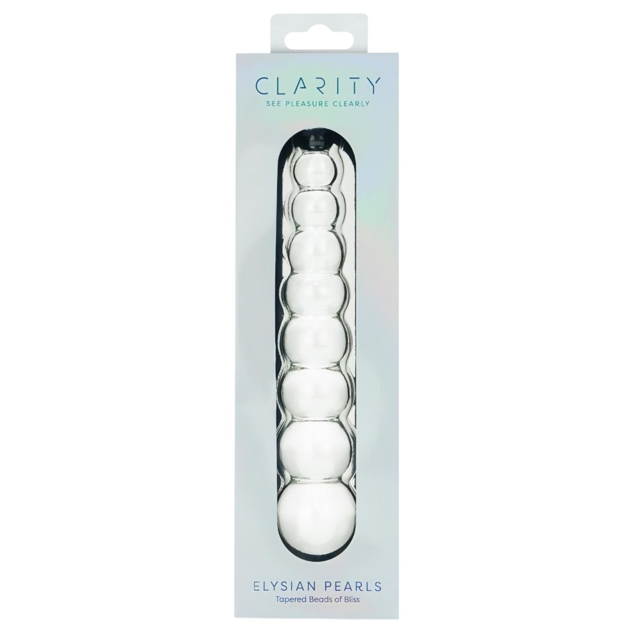 Clarity Elysian Pearls - gyöngyös üvegdildó (átlátszó) Clarity Elysian Pearls - gyöngyös üvegdildó (átlátszó)