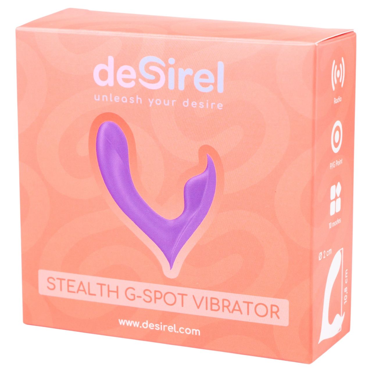 Desirel Insider - G-pont és prosztata vibrátor (lila)