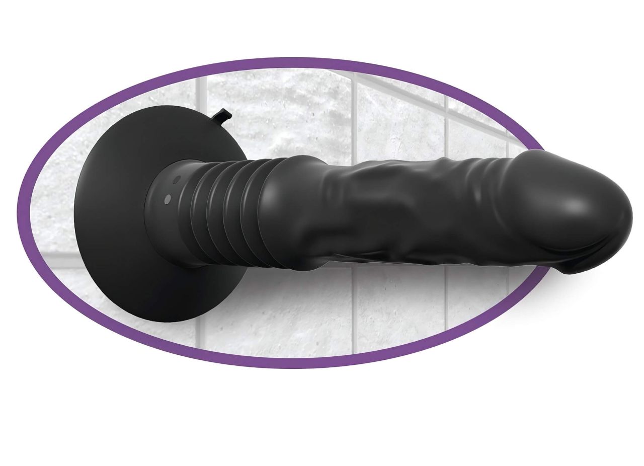 Pipedream - Analfantasy Ass Fucker - akkus anál vibrátor (fekete)