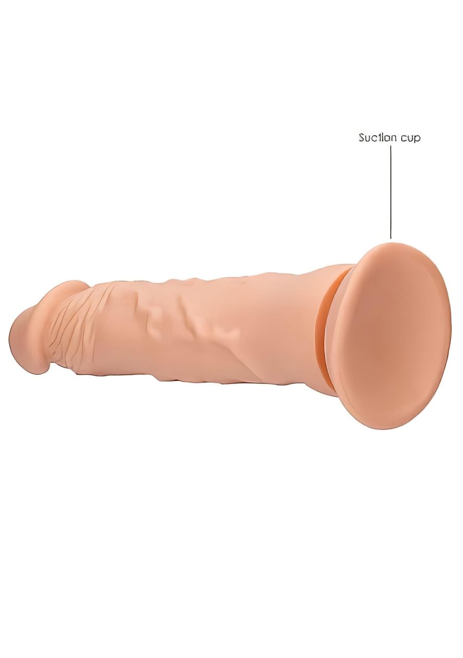 RealRock Dong 10 - élethű dildó (25 cm, testszínű) RealRock Dong 10 - élethű dildó (25 cm, testszínű)