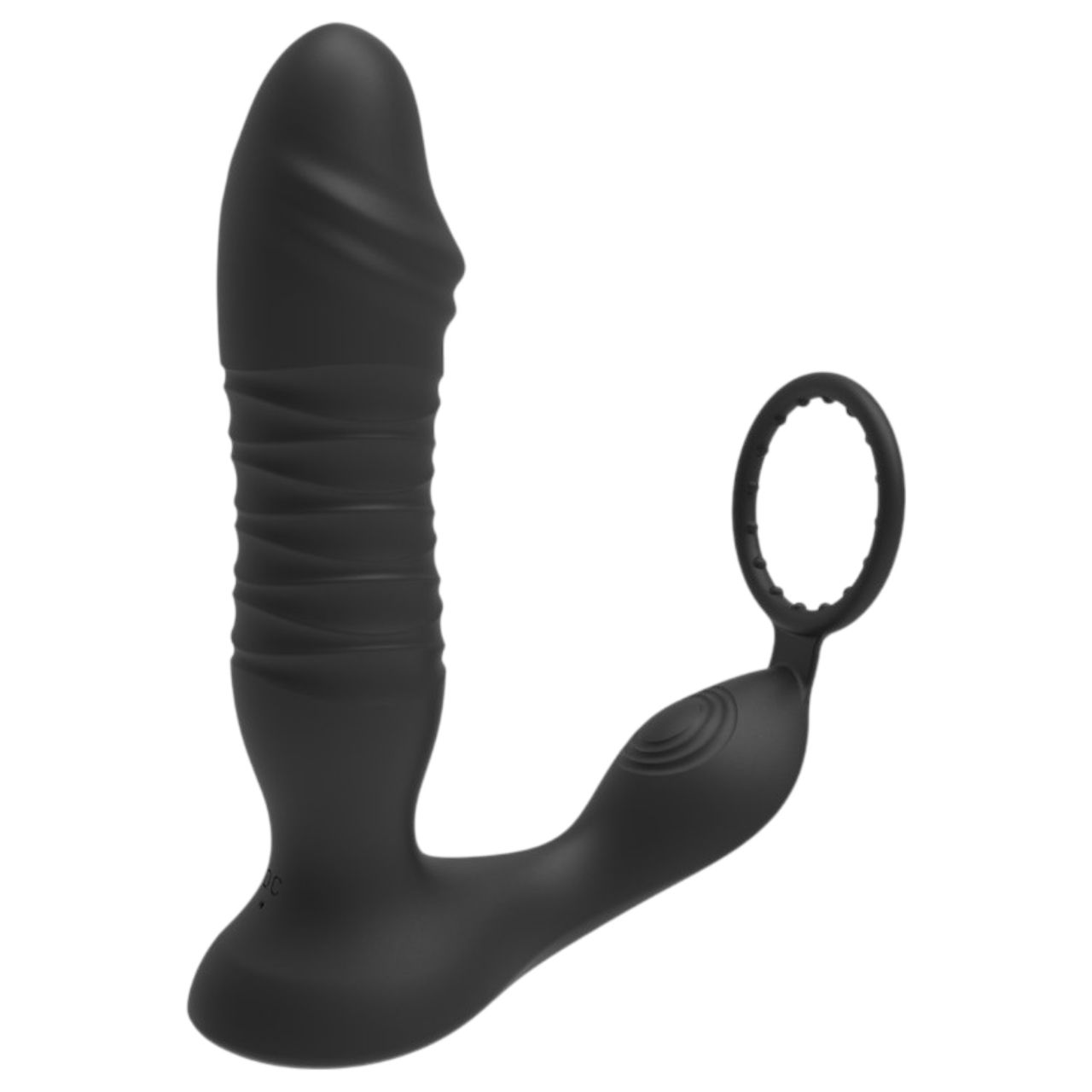 Men's Play - App-vezérelt lökő análvibrátor (fekete)