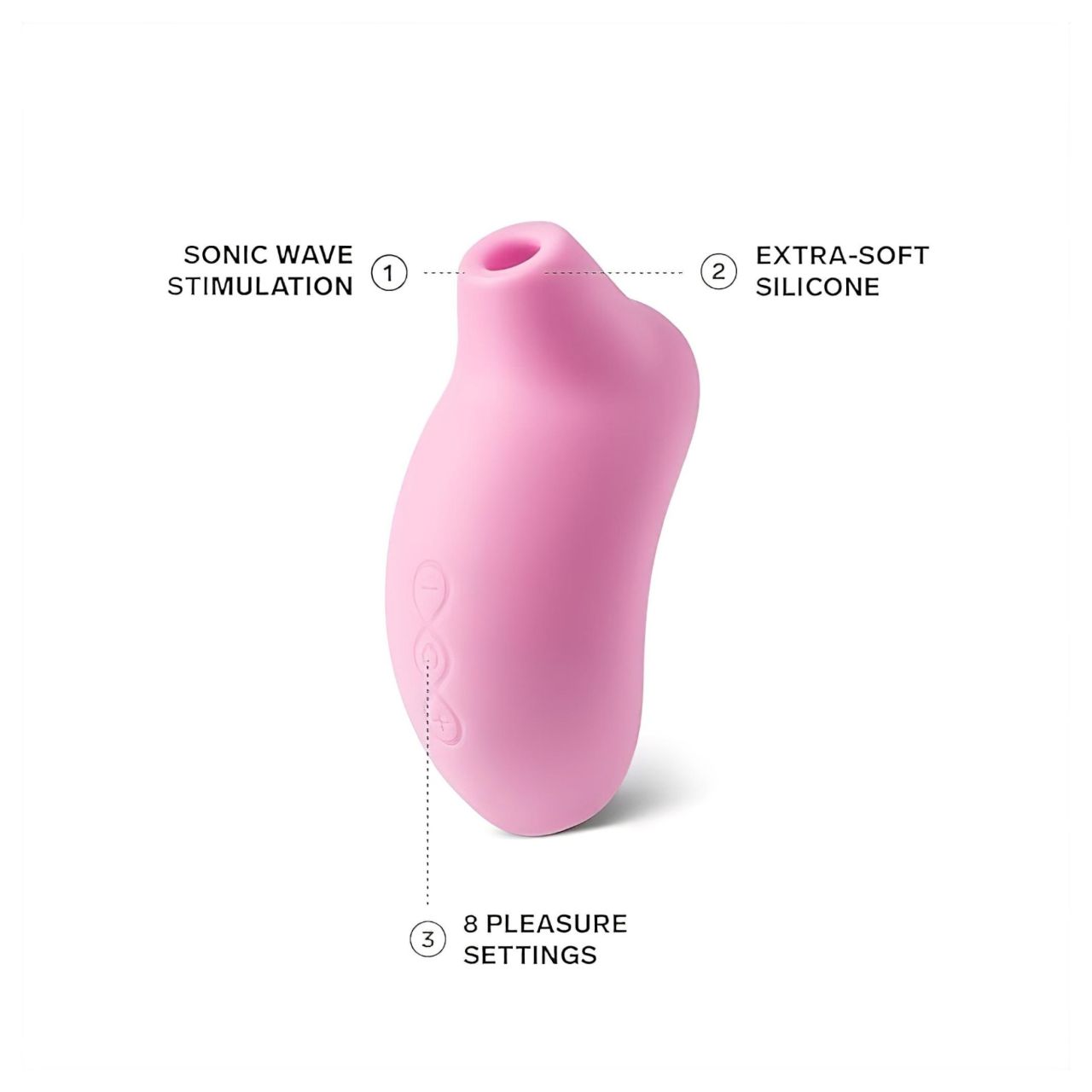 LELO Sona - hanghullámos csiklóizgató (pink)