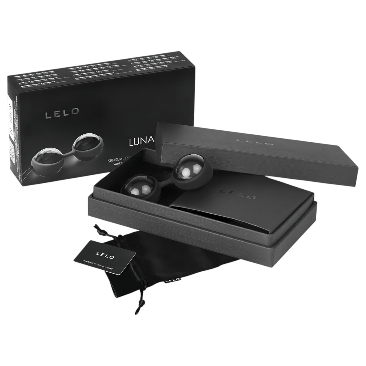 LELO Luna Noir- variálható gésagolyó LELO Luna Noir- variálható gésagolyó