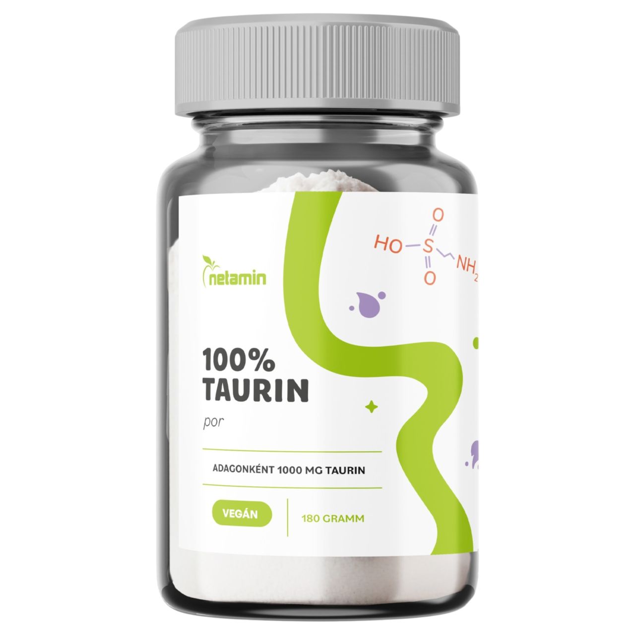 Netamin 100% Taurin - étrend-kiegészítő por (180 g)