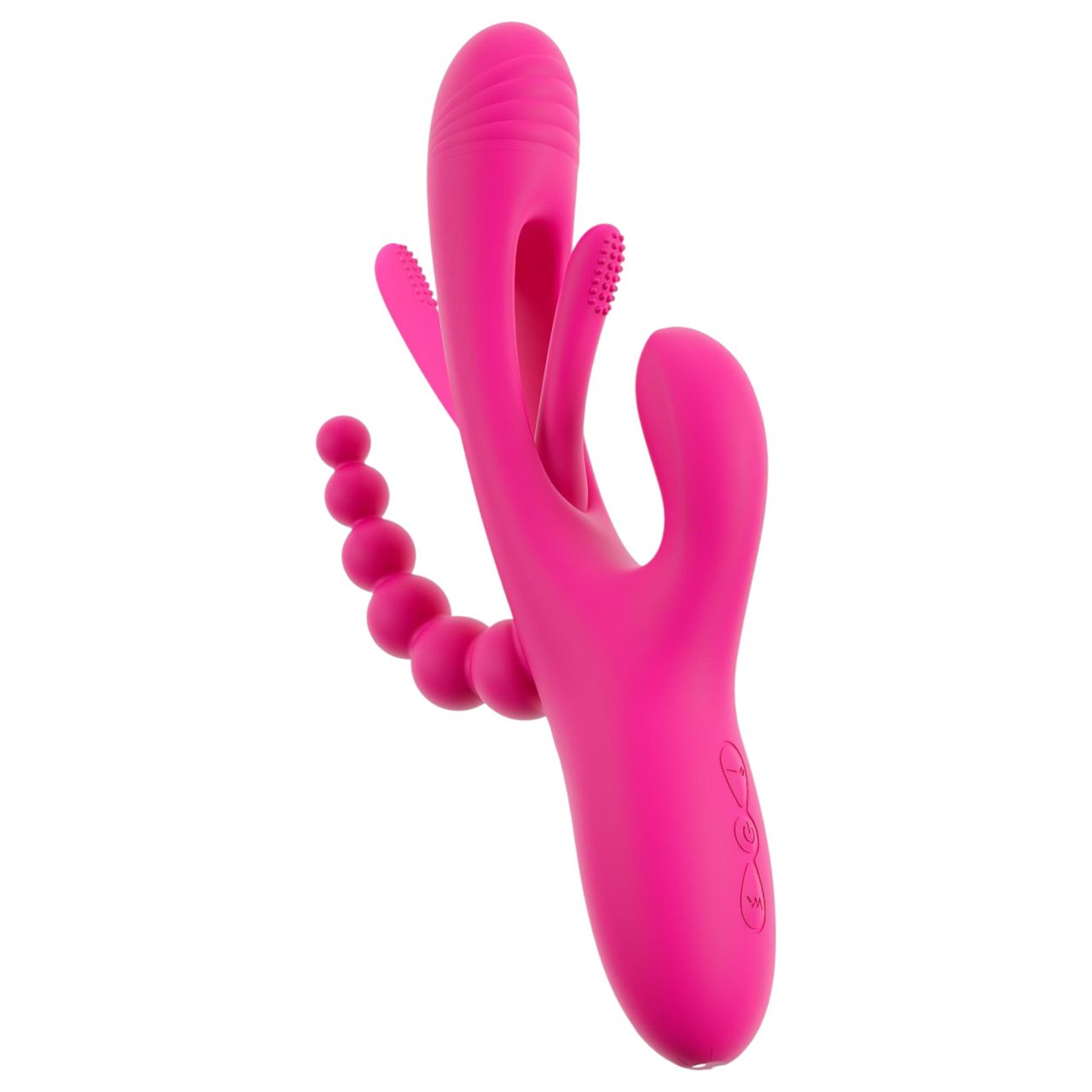 SMILE - tripla karos, nyelves vibrátor (pink) SMILE - tripla karos, nyelves vibrátor (pink)