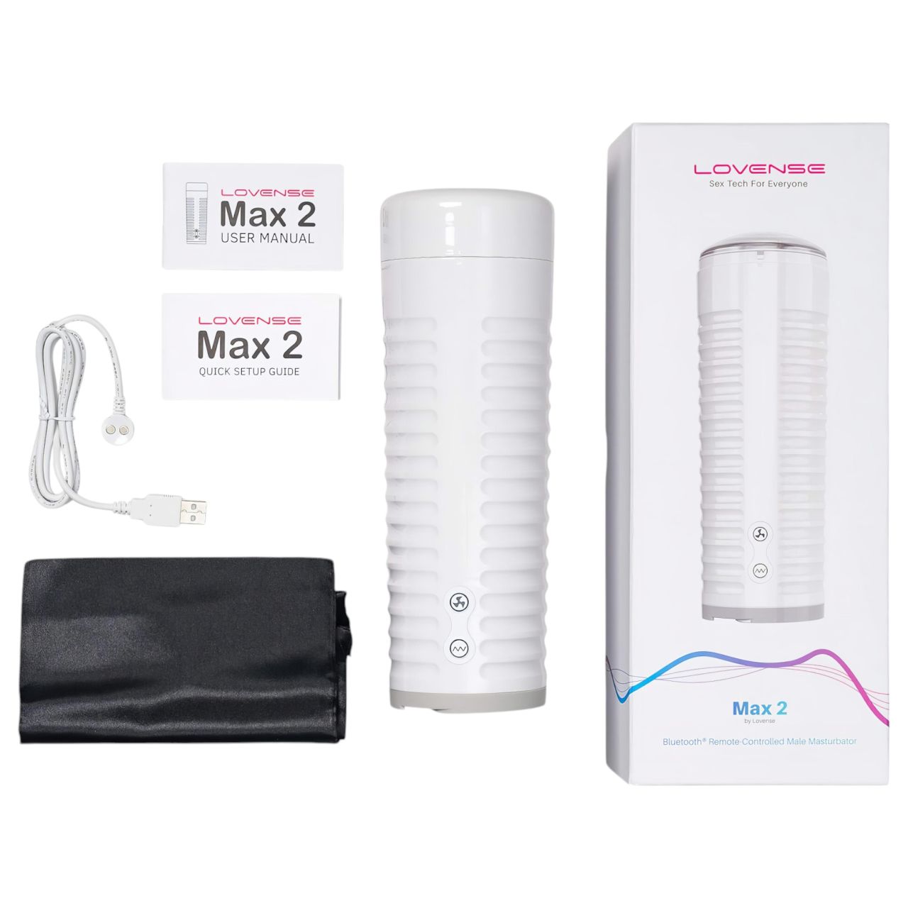Lovense Max 2 - App-vezérelt maszturbátor, férfiaknak (fehér) Lovense Max 2 - App-vezérelt maszturbátor, férfiaknak (fehér)