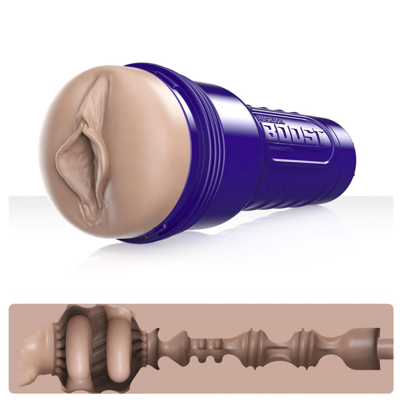 Fleshlight Boost Bang - élethű műpunci maszturbátor (testszínű) Fleshlight Boost Bang - élethű műpunci maszturbátor (testszínű)