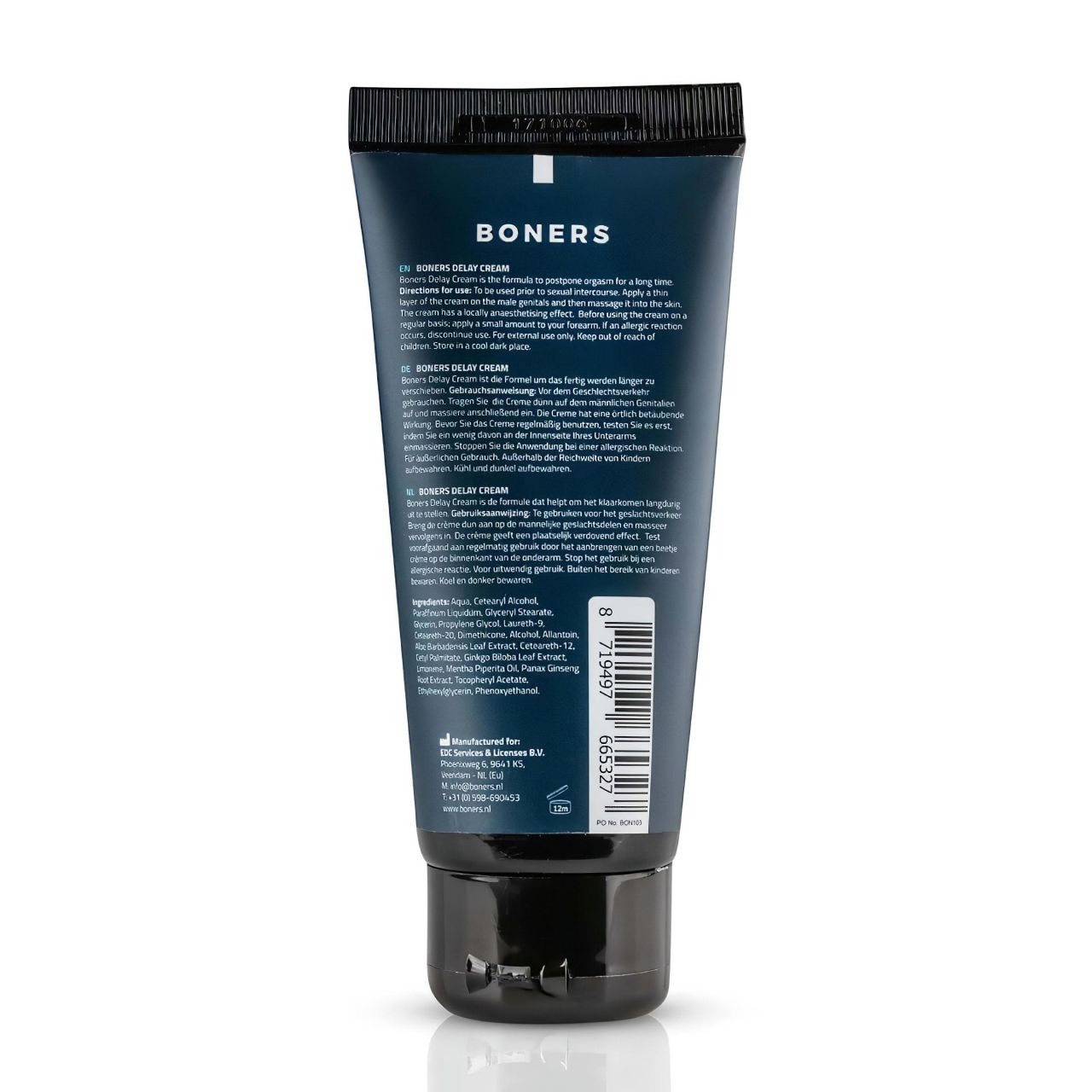 Boners Essentials Delay - késleltető krém férfiaknak (100 ml)