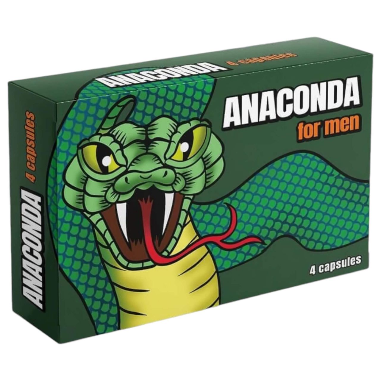 Anaconda - természetes étrend-kiegészítő kapszula férfiaknak (4 db)