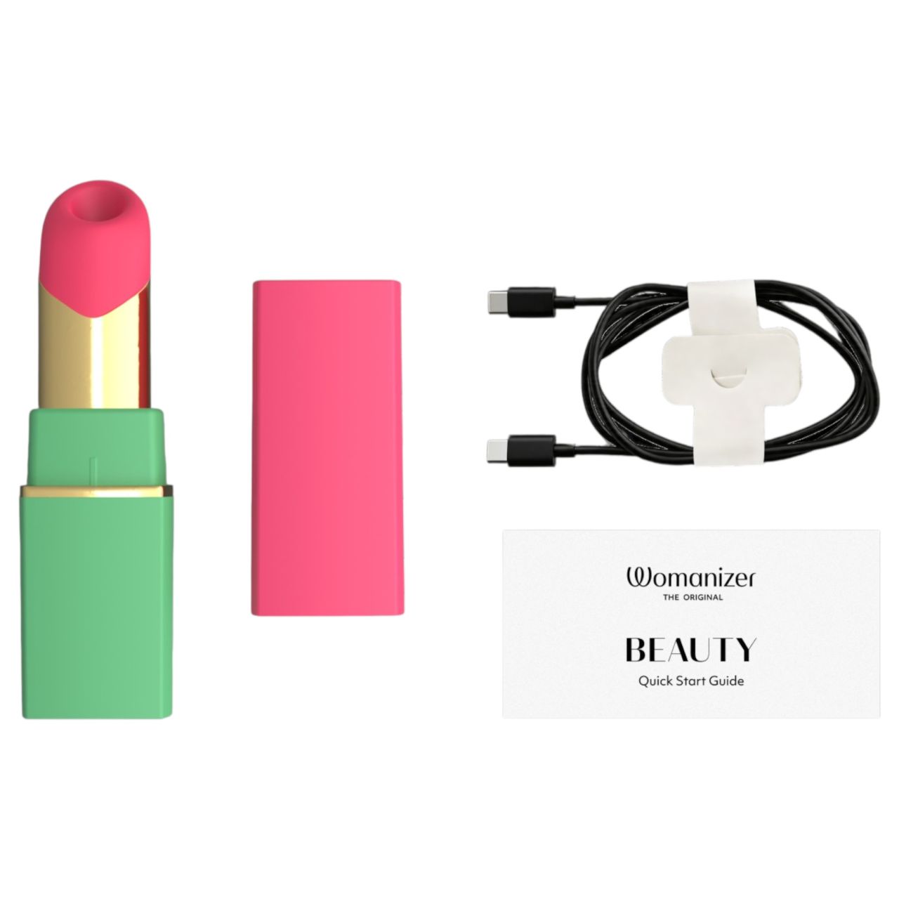 Womanizer Beauty - rúzs alakú léghullámos csiklóizgató (zöld) Womanizer Beauty - rúzs alakú léghullámos csiklóizgató (zöld)
