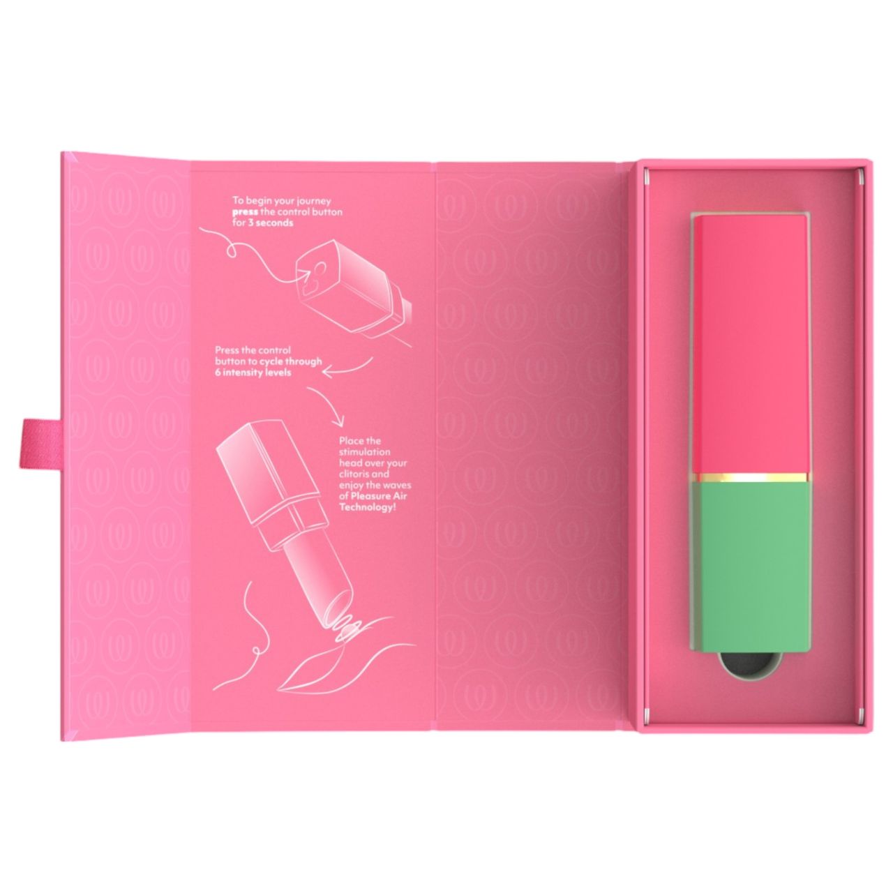 Womanizer Beauty - rúzs alakú léghullámos csiklóizgató (zöld) Womanizer Beauty - rúzs alakú léghullámos csiklóizgató (zöld)