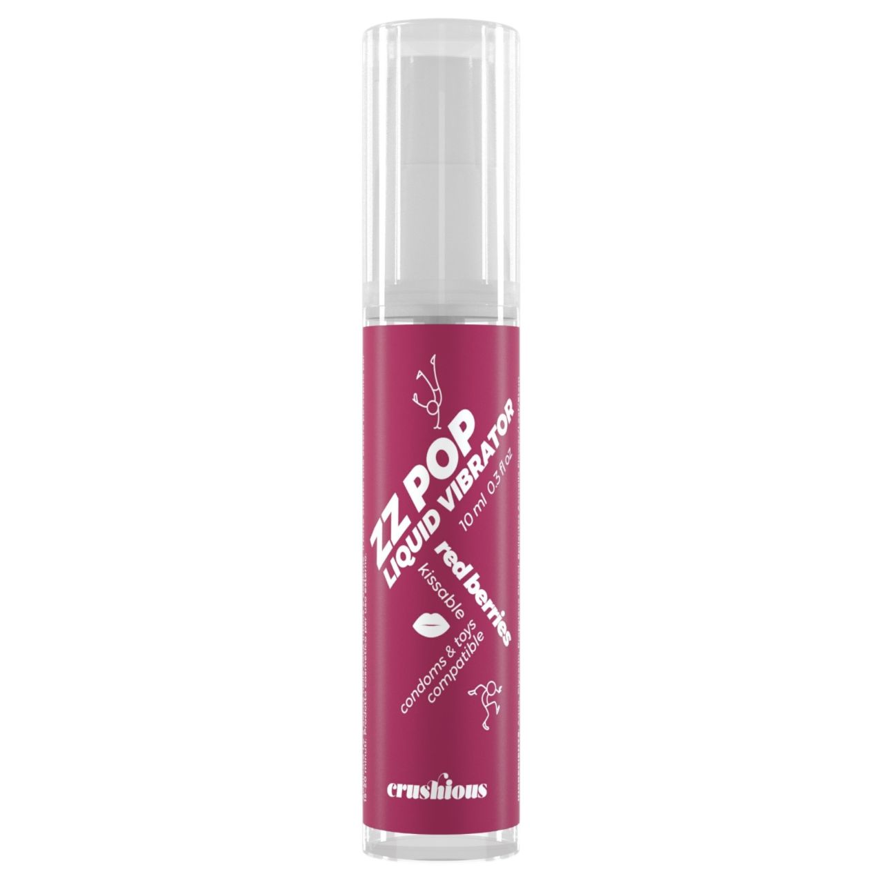 Crushious ZZ POP - ehető folyékony vibrátor, piros bogyós (10ml) Crushious ZZ POP - ehető folyékony vibrátor, piros bogyós (10ml)