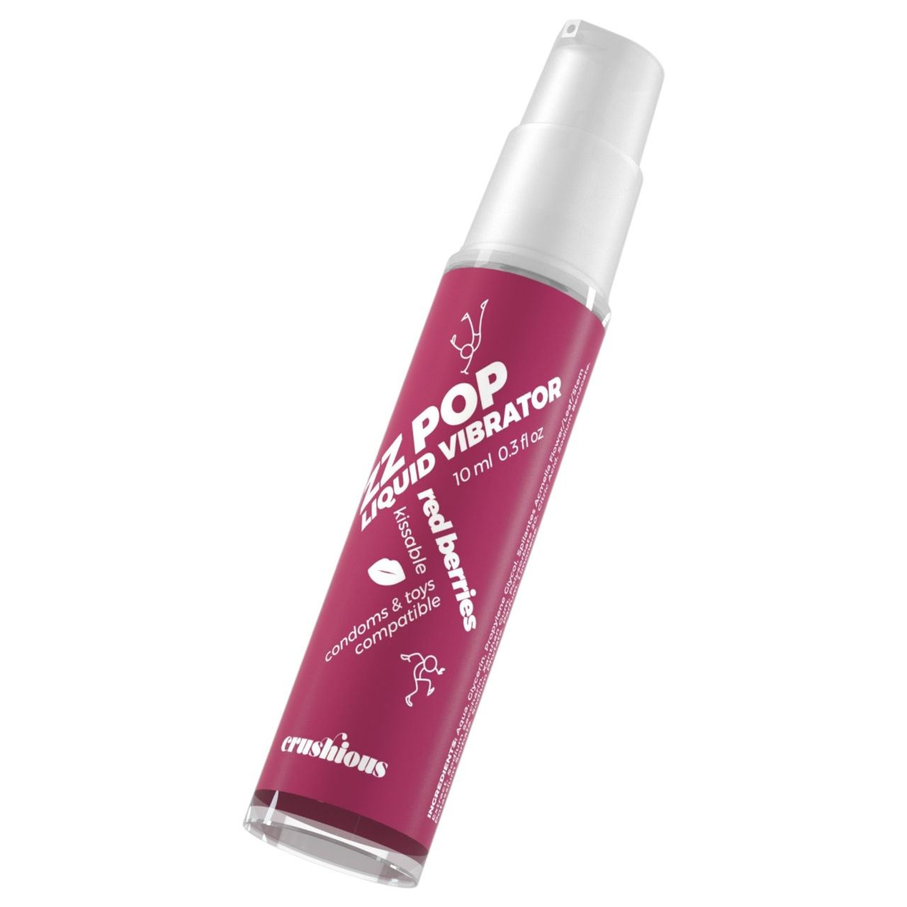 Crushious ZZ POP - ehető folyékony vibrátor, piros bogyós (10ml) Crushious ZZ POP - ehető folyékony vibrátor, piros bogyós (10ml)