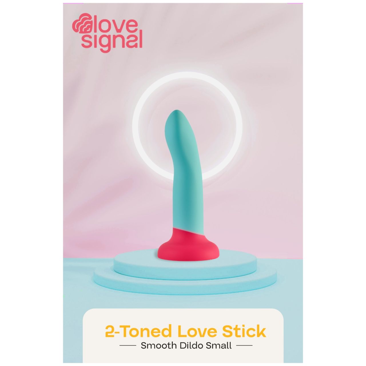 Dreamtoys Love Signal - kétszínű szilikon dildó kis (kék)