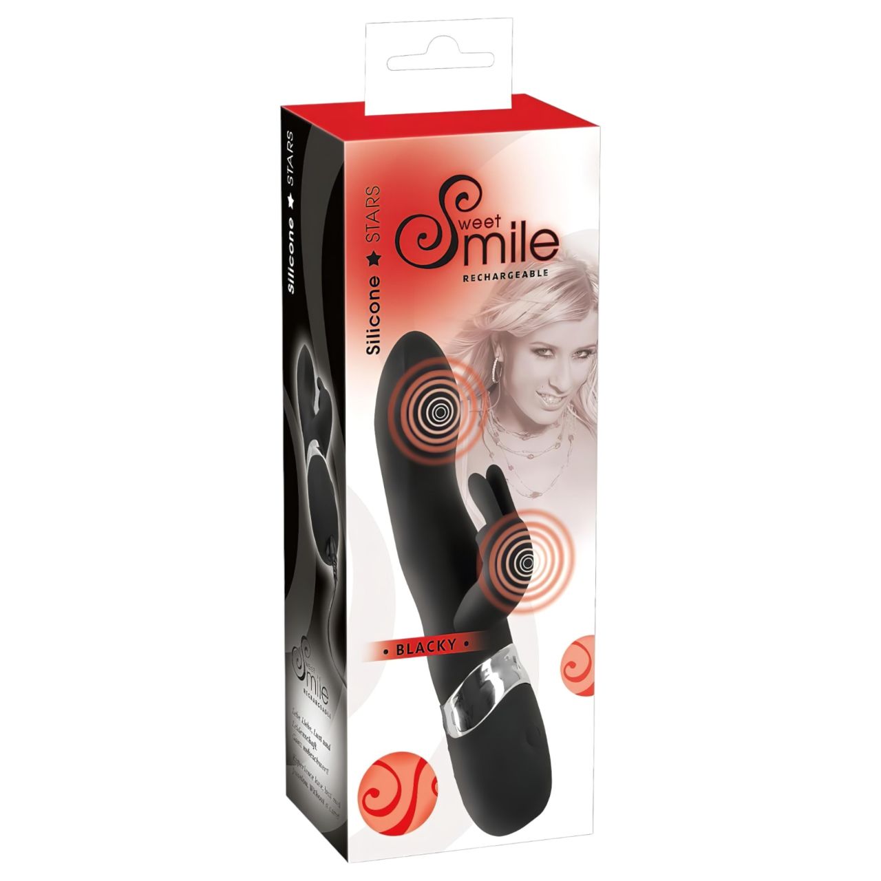 SMILE Blacky - USB-s 2 motoros vibrátor (fekete) SMILE Blacky - USB-s 2 motoros vibrátor (fekete)