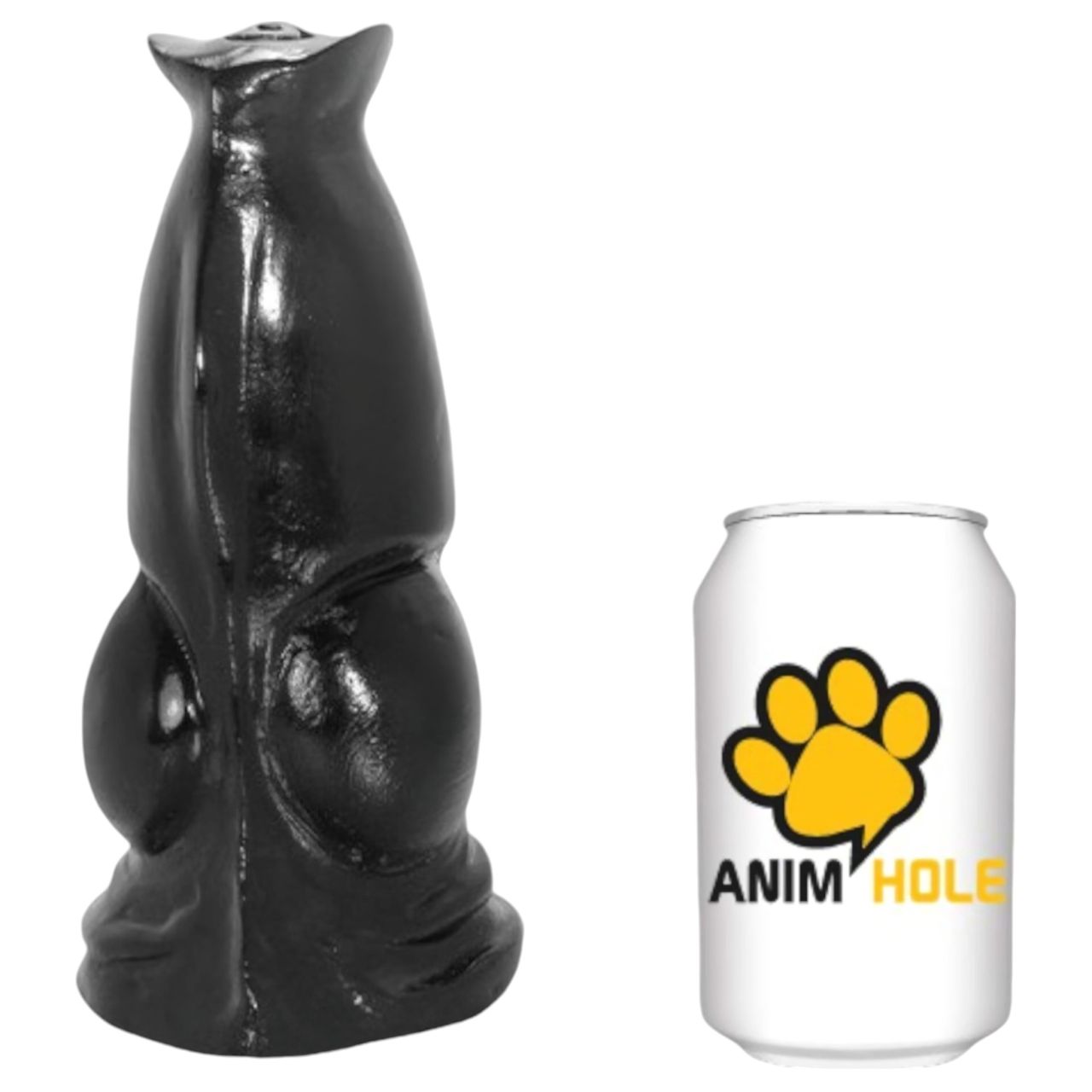 AnimHole Wolf - farkas pénisz dildó - 21 cm (fekete) AnimHole Wolf - farkas pénisz dildó - 21 cm (fekete)