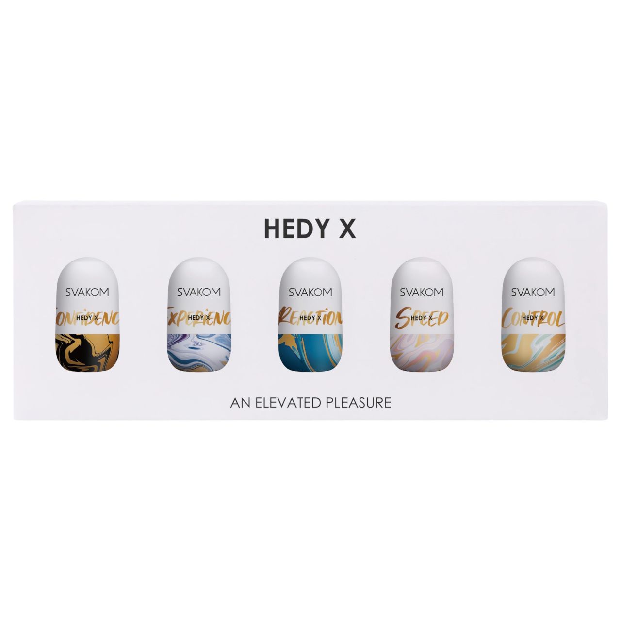 Svakom Hedy X Mixed - maszturbációs tojás szett (5 db)