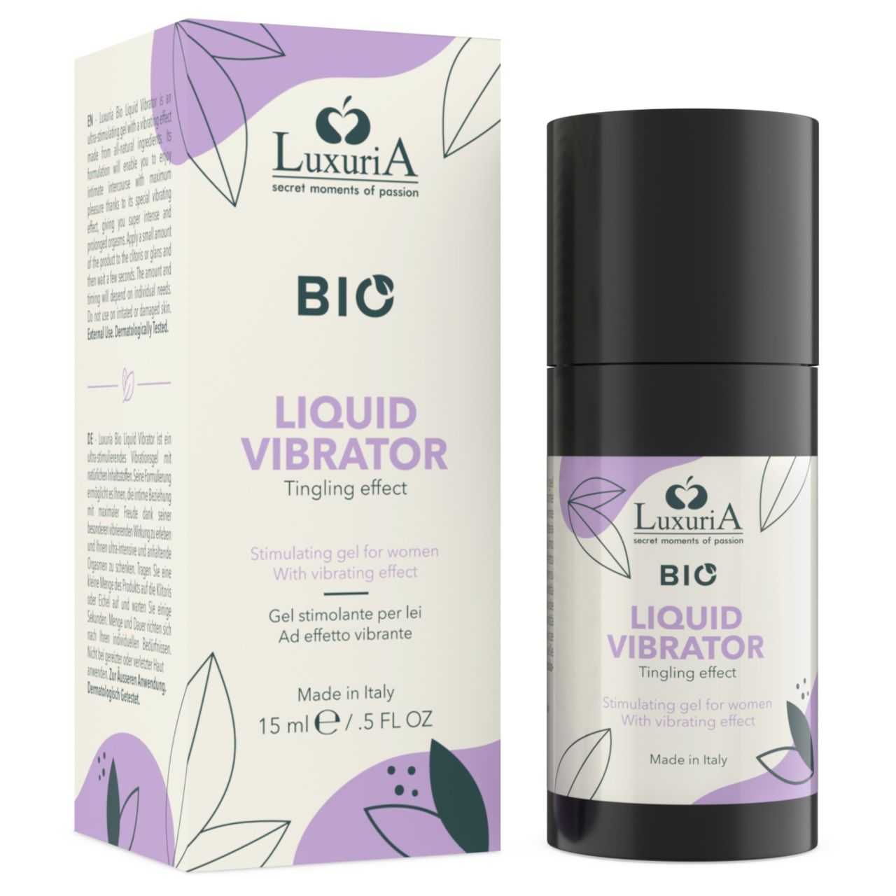 Intimateline Luxuria BIO - folyékony vibrátor gél nőknek (15ml) Intimateline Luxuria BIO - folyékony vibrátor gél nőknek (15ml)