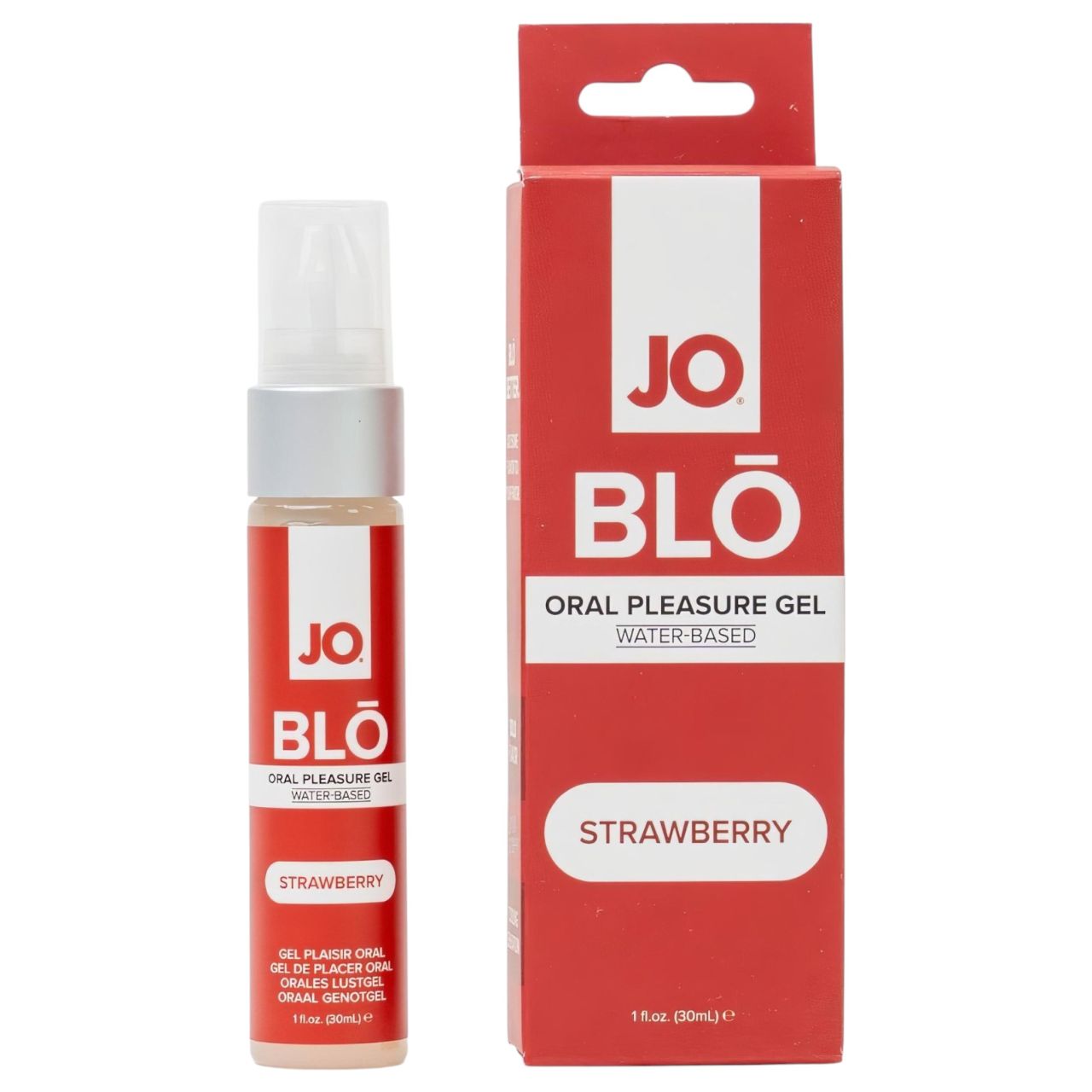 System JO BLO - ízes orál gél, eper (30ml)