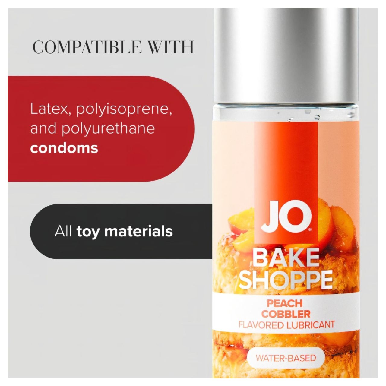 System JO Bake Shoppe - ízes síkosító, barackos pite (60ml) System JO Bake Shoppe - ízes síkosító, barackos pite (60ml)