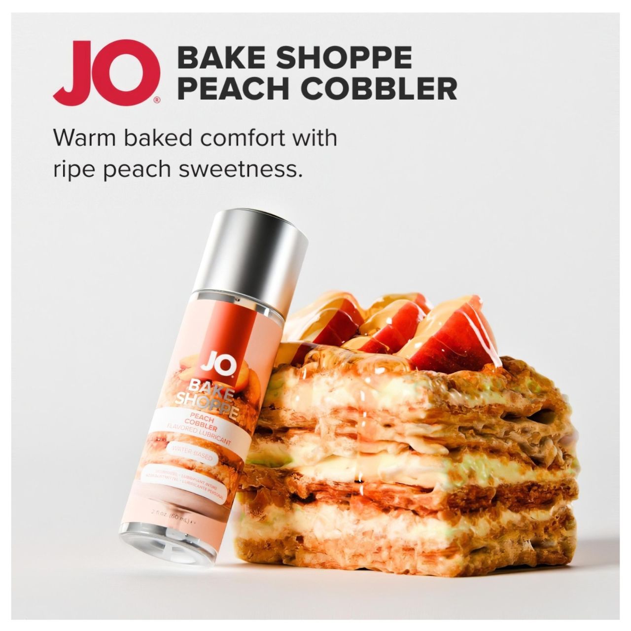System JO Bake Shoppe - ízes síkosító, barackos pite (60ml) System JO Bake Shoppe - ízes síkosító, barackos pite (60ml)