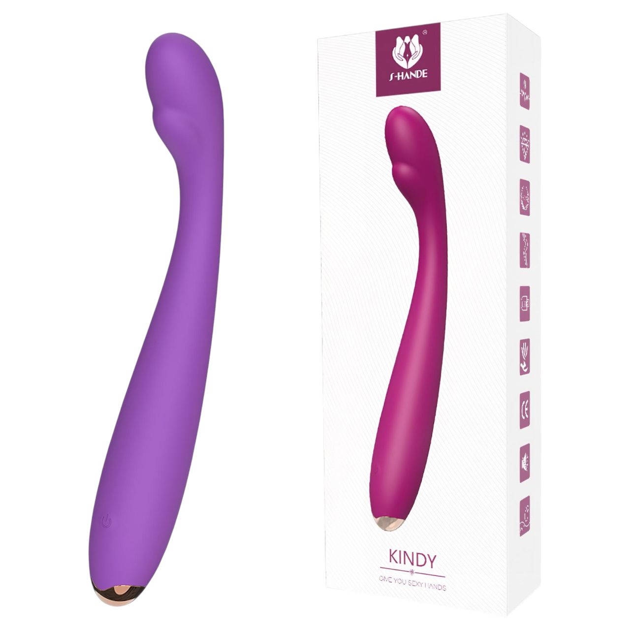 Sex HD - G-pont vibrátor (lila)
