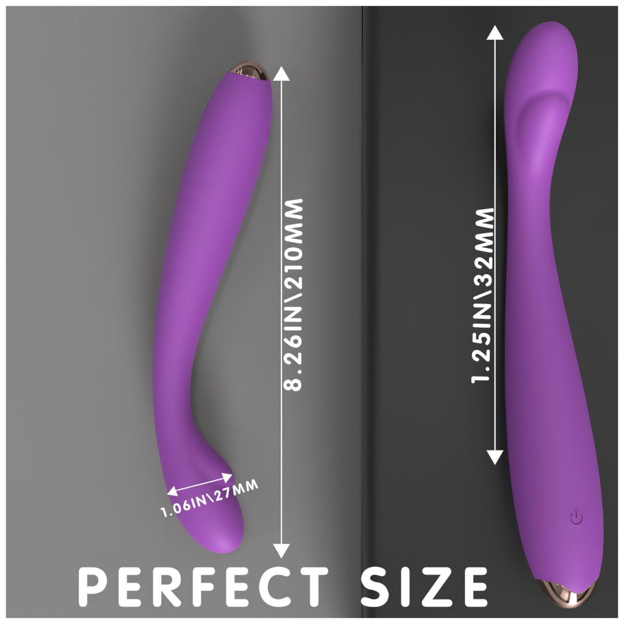 Sex HD - G-pont vibrátor (lila)