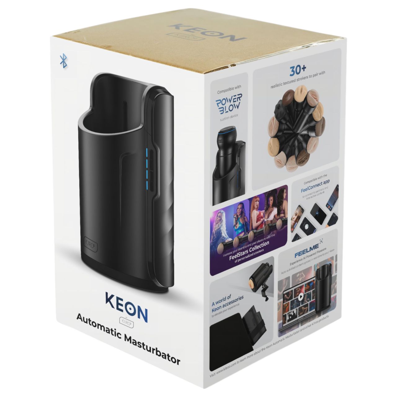 Kiiroo Keon Wifi Automatic - maszturbátor tartozék férfiaknak (fekete) Kiiroo Keon Wifi Automatic - maszturbátor tartozék férfiaknak (fekete)