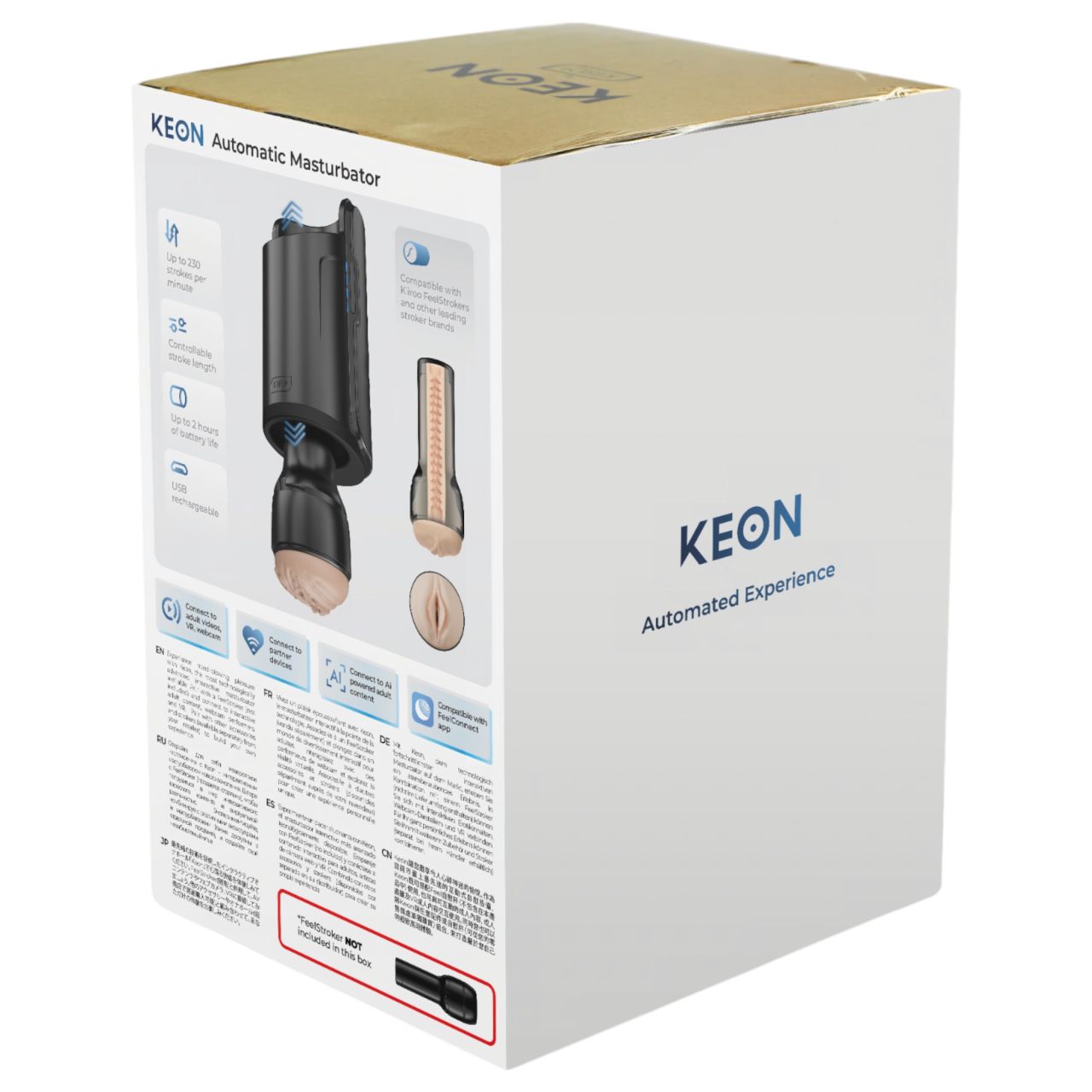 Kiiroo Keon Wifi Automatic - maszturbátor tartozék férfiaknak (fekete) Kiiroo Keon Wifi Automatic - maszturbátor tartozék férfiaknak (fekete)