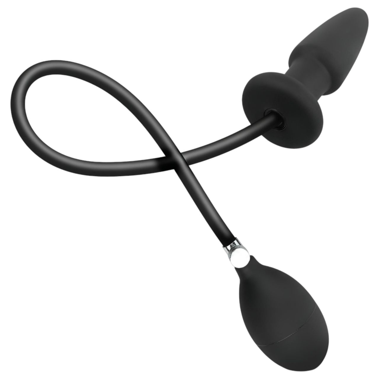 EasyToys - pumpálható anál plug (fekete)