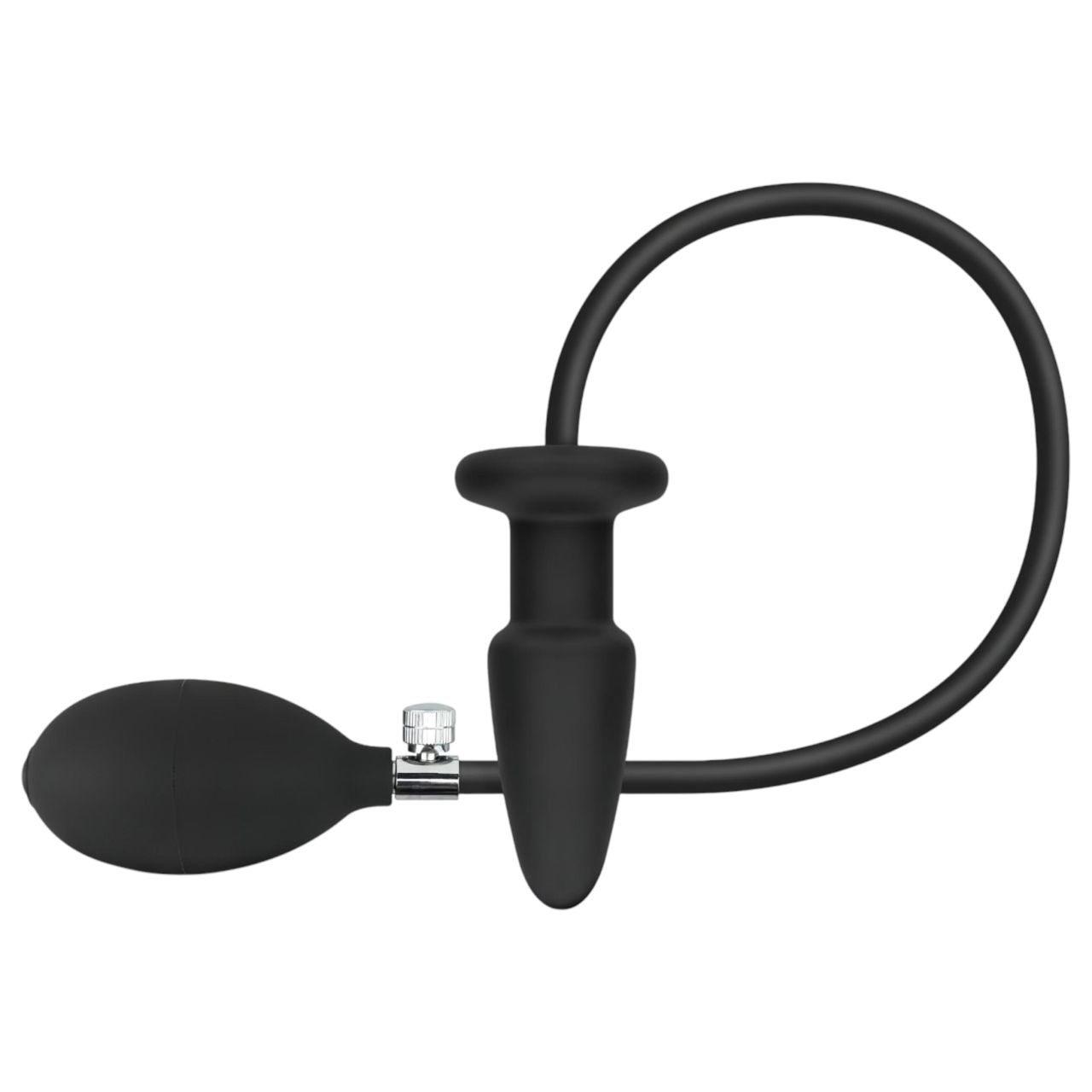 EasyToys - pumpálható anál plug (fekete)