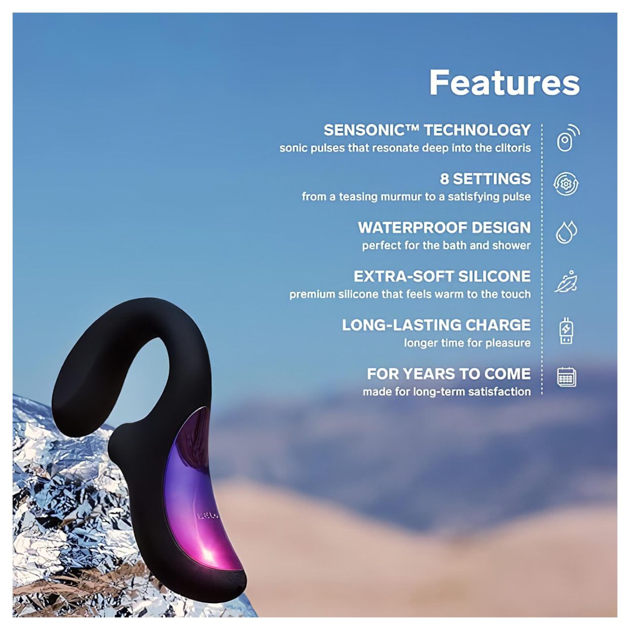 LELO Enigma - akkus, vízálló, 2in1 G-pont vibrátor (lila)