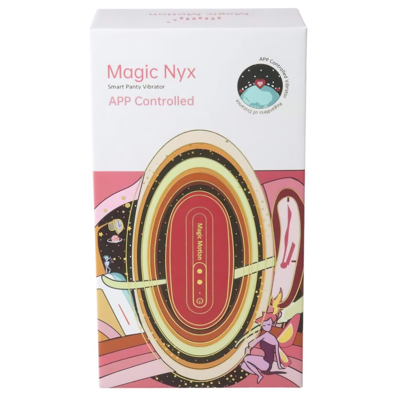 Magic Motion Nyx - vízálló csikló vibrátor (korall)