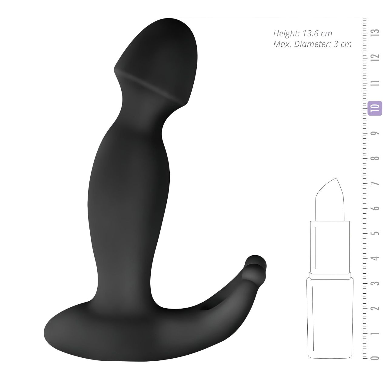 EasyToys Pounding Pete - prosztata vibrátor (fekete) EasyToys Pounding Pete - prosztata vibrátor (fekete)