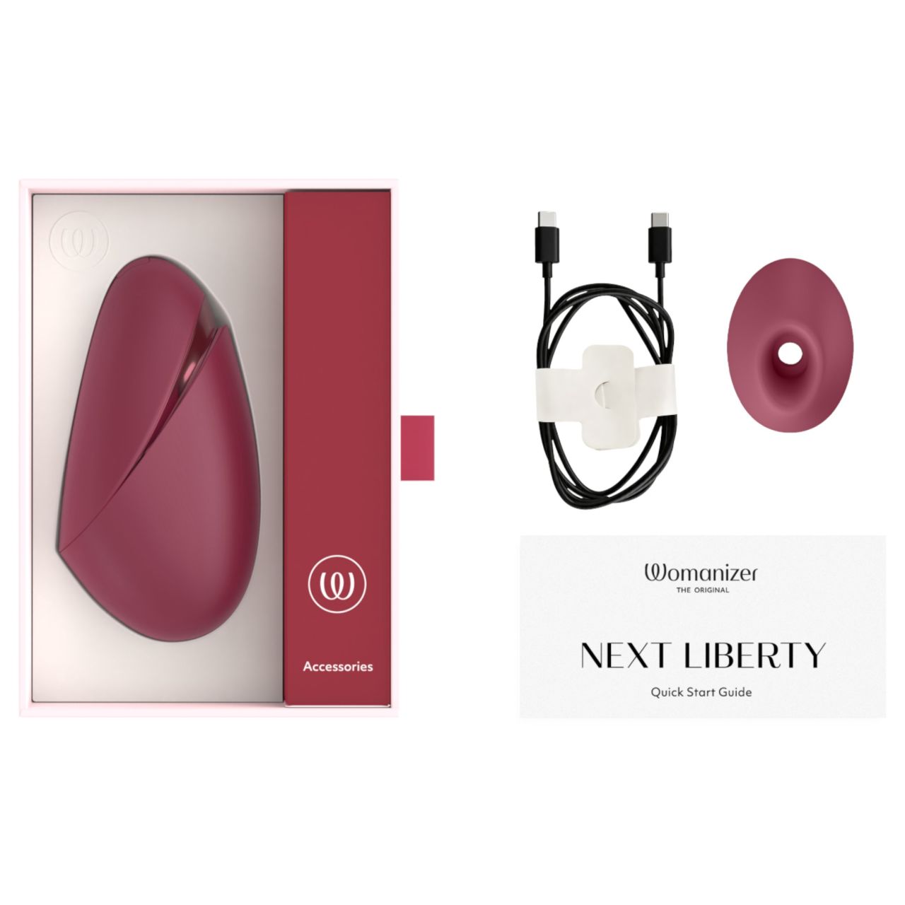 Womanizer Next Liberty - léghullámos csiklóizgató (piros) Womanizer Next Liberty - léghullámos csiklóizgató (piros)
