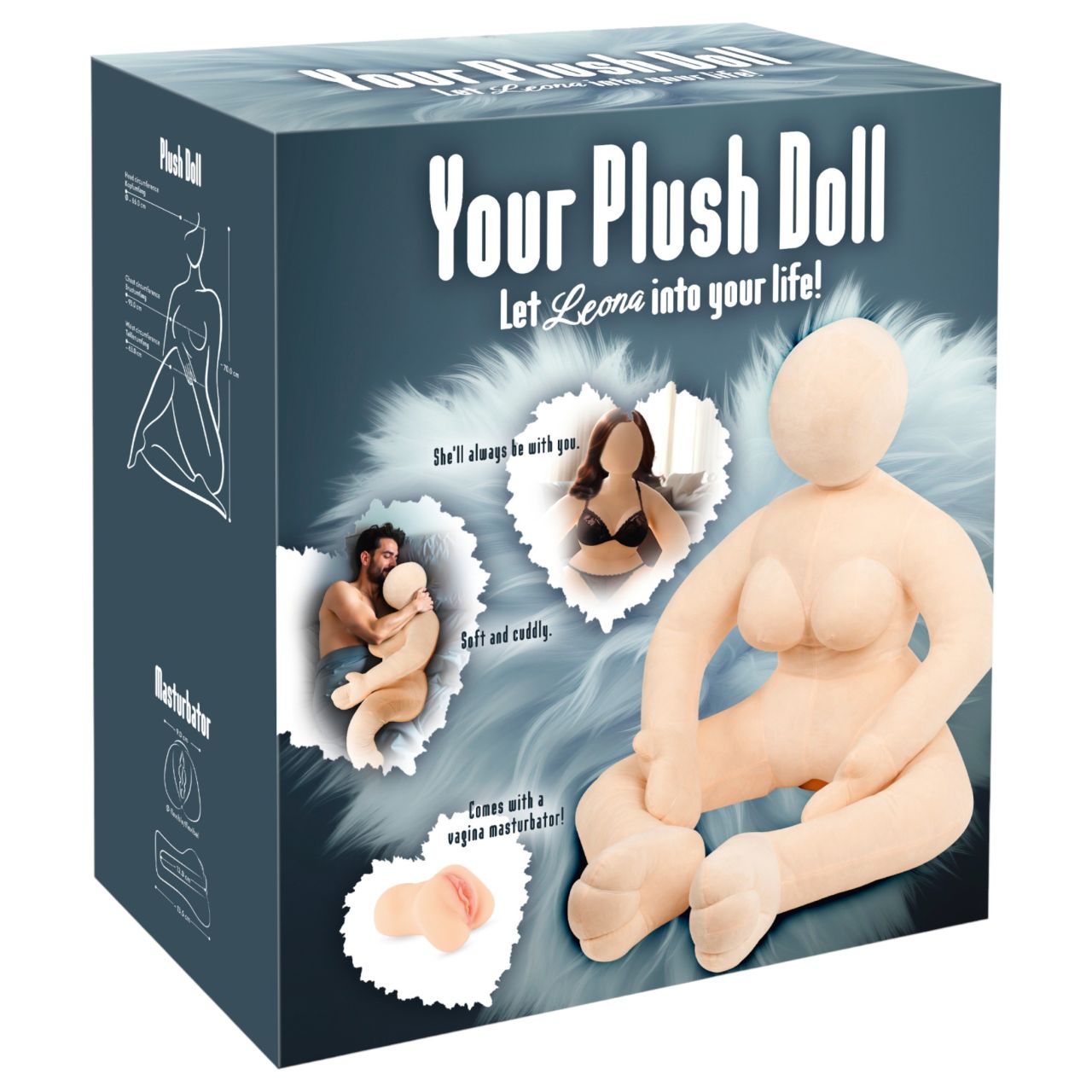 You2Toys - ölelhető plüss szexbaba (testszínű) You2Toys - ölelhető plüss szexbaba (testszínű)