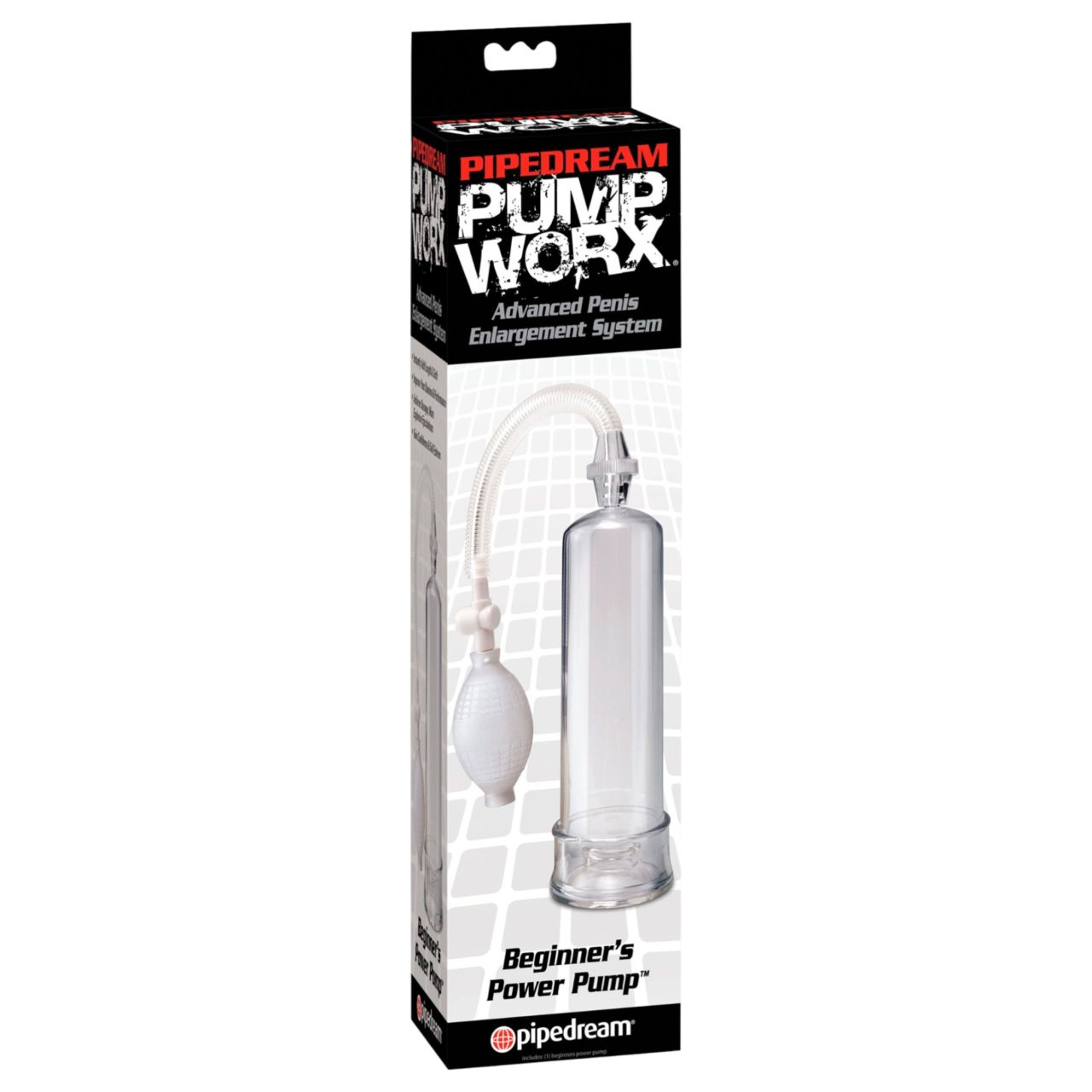 Pipedream - Pump Worx Beginner's - áttetsző péniszpumpa (19 cm) Pipedream - Pump Worx Beginner's - áttetsző péniszpumpa (19 cm)