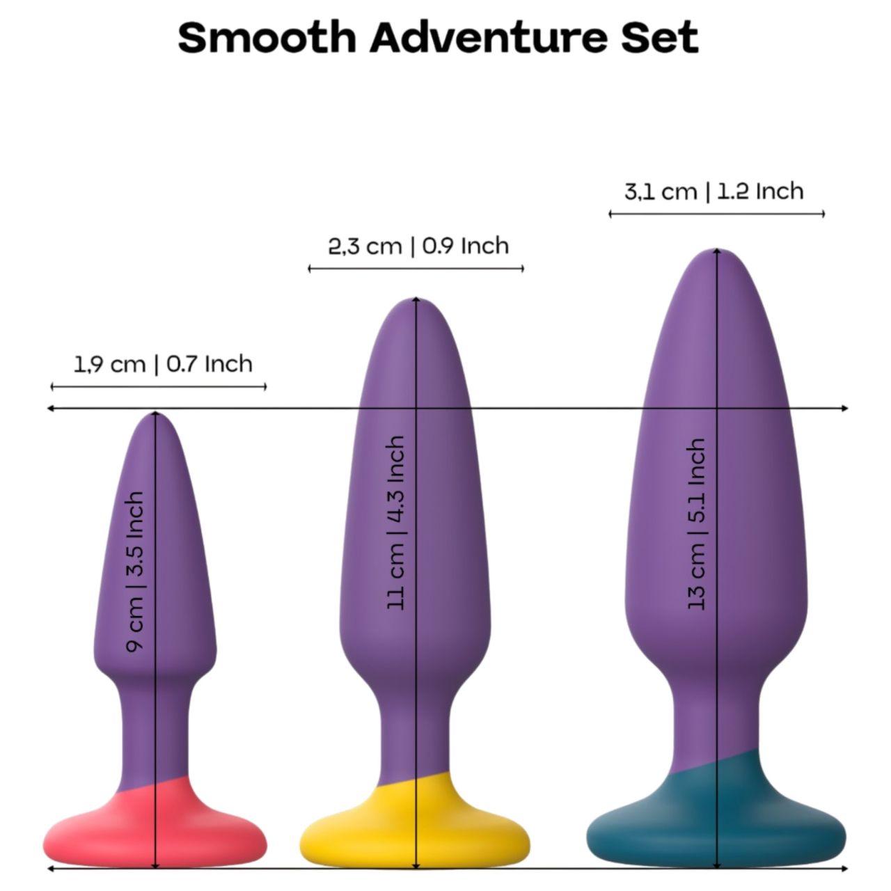 Dreamtoys Love Signal - anál plug szett (lila) Dreamtoys Love Signal - anál plug szett (lila)