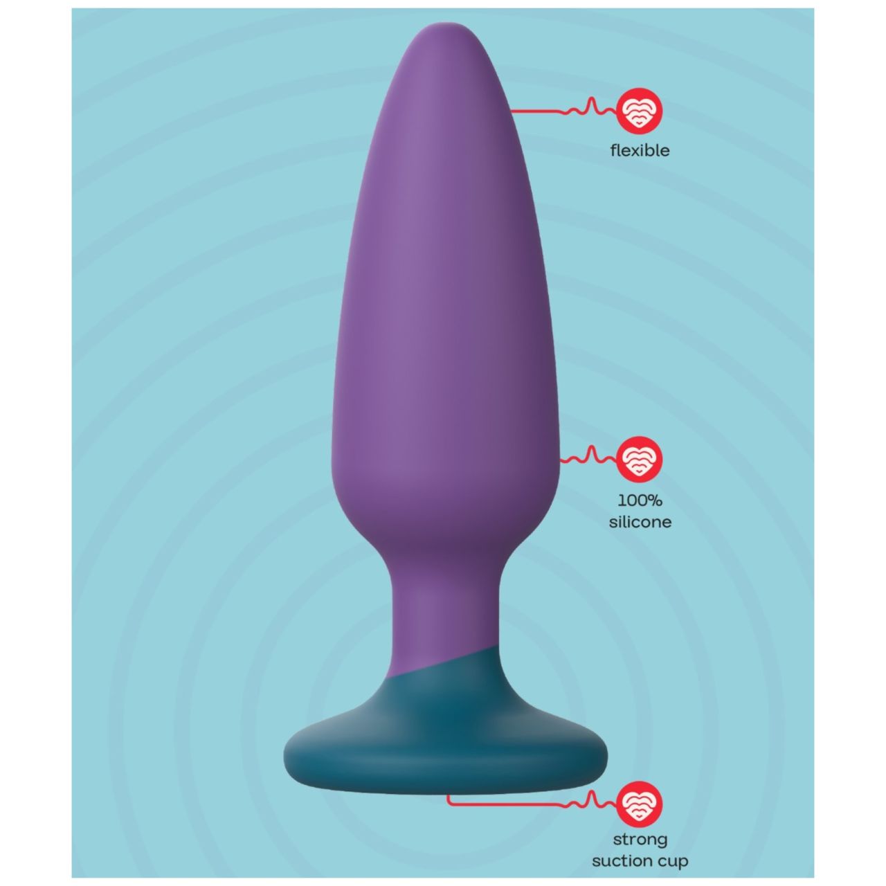 Dreamtoys Love Signal - anál plug szett (lila) Dreamtoys Love Signal - anál plug szett (lila)