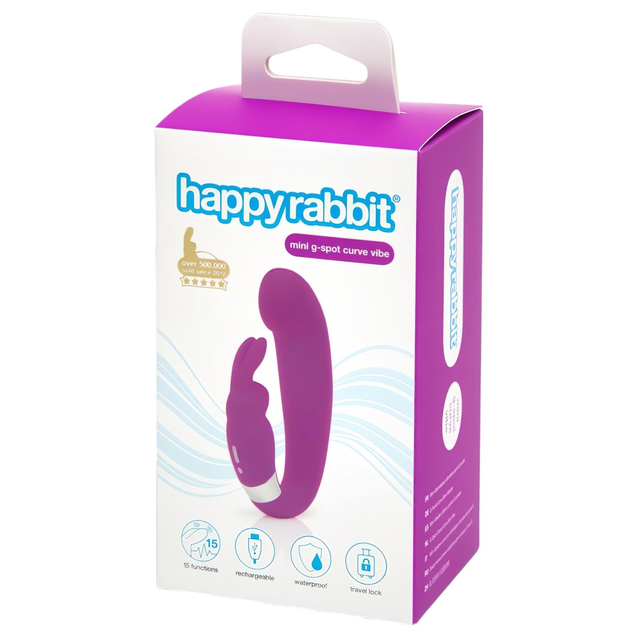 Happyrabbit Mini G - akkus, csiklókaros G-pont vibrátor (lila) Happyrabbit Mini G - akkus, csiklókaros G-pont vibrátor (lila)